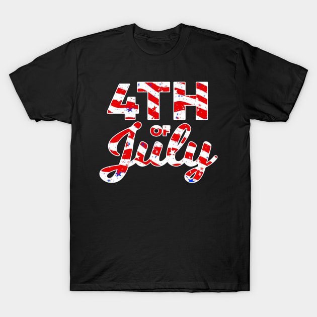 4th of July - Celebrate independence day T-Shirt by MaikaeferDesign